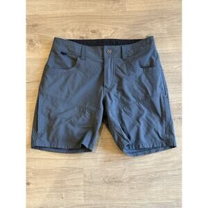 Kuhl Silencr Kargo Shorts Mens 32 Gray Ripstop Hiking Outdoor 8"